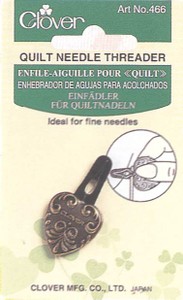 Clover 466CV Quilting Needle Heart Threader 